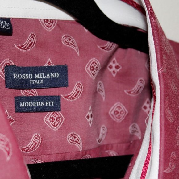 Rosso Milano Modern Fit Dress Shirt - Picture 4 of 8